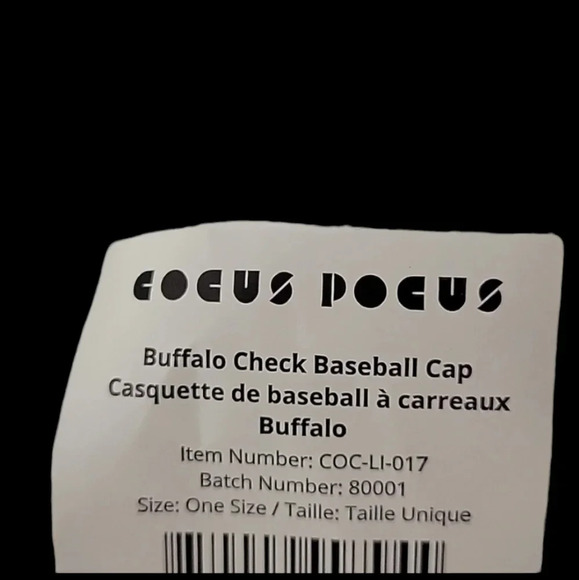 NWT Cocus Pocus Baseball Cap - Picture 6 of 6